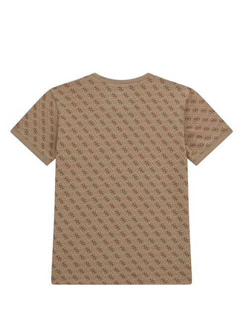 KIDS Tricou cu logo 4G peste tot 4g aop bej alb - Tricou copil