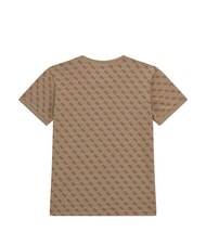 GUESS KIDS Tricou cu logo 4G peste tot 4g aop bej alb - Tricou copil - 2