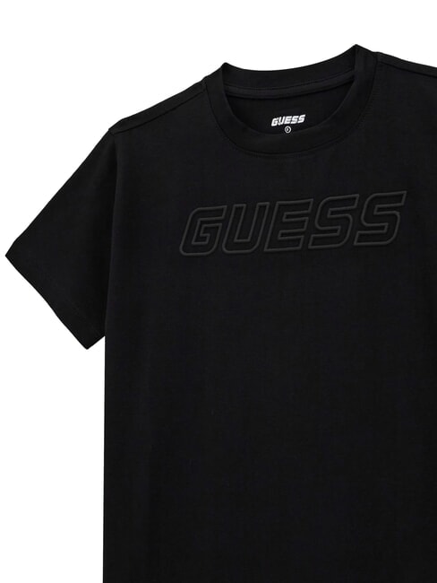 KIDS Tricou cu m&acirc;necă scurtă și logo &icirc;n relief jetbla - Tricou copil