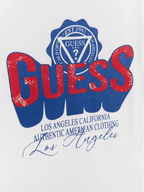 KIDS Tricou cu m&acirc;necă scurtă pentru copii alb purpuriu - Tricou copil