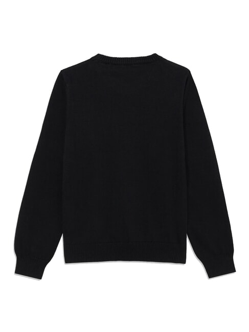 KIDS MINI ME Pulover cu guler rotund și logo jetbla - Pulovere pentru copii