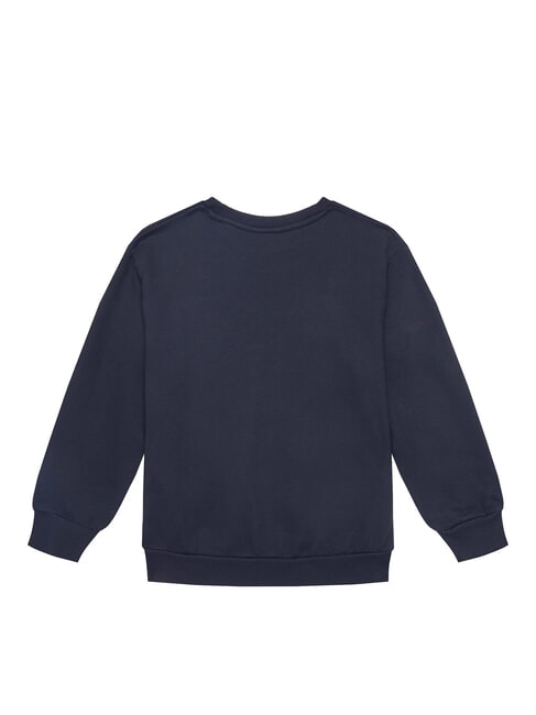 KIDS Hanorac cu guler rotund și broderie cu logo smartblue - Hanorac pentru bebeluși