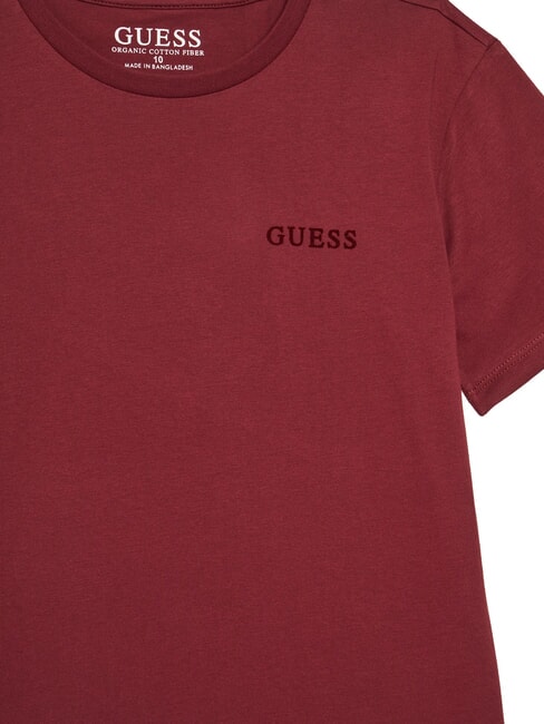 KIDS Tricou cu m&acirc;necă scurtă și imprimeu retro vin - Tricou copil