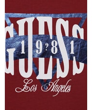 GUESS KIDS MINI ME Tricou cu m&acirc;necă scurtă și imprimeu roșu chili - Tricou copil - 3