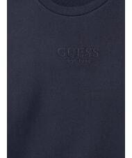 GUESS KIDS Hanorac cu guler rotund și broderie cu logo smartblue - Hanorac pentru bebeluși - 3