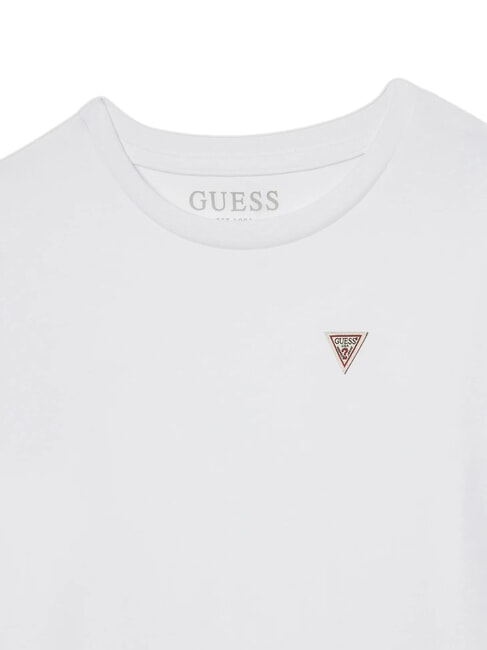 KIDS Tricou cu m&acirc;necă scurtă și emblemă cu logo alb purpuriu - Tricou copil