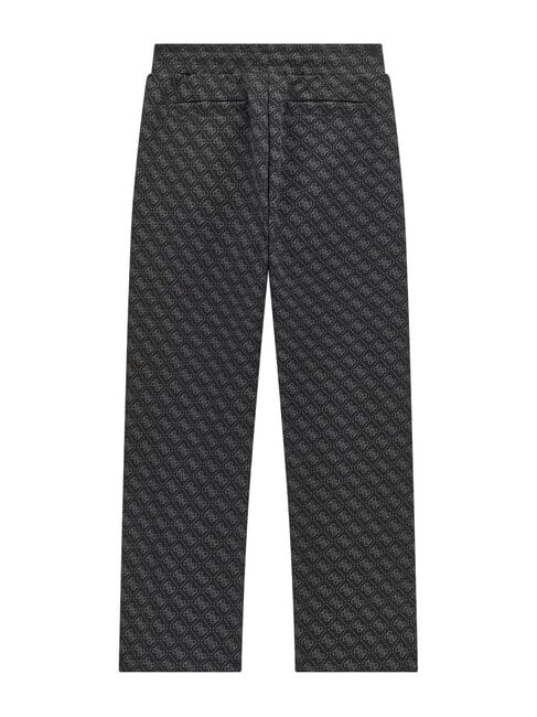 KIDS Pantaloni jogger pentru copii jacquard 4g negru intens - Pantaloni pentru copii