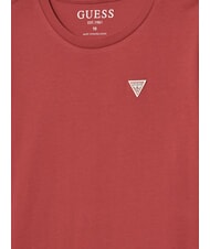 GUESS KIDS Tricou cu m&acirc;necă scurtă și emblemă cu logo roșu aprins - Tricou copil - 3