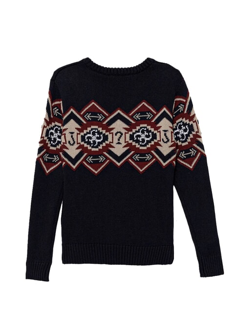 KIDS Pulover pentru copii cu motiv brodat smartblue - Pulovere pentru copii