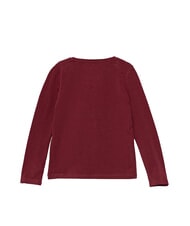 GUESS KIDS Tricou cu m&acirc;necă lungă pentru fete, cu imprimeu roșu de sală de bal - Tricou copil - 2