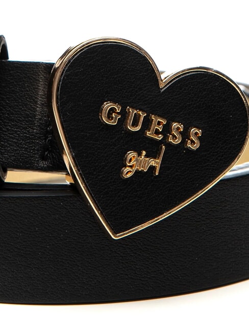 KIDS MINI ME Curea pentru fete cu cataramă cu inimă jetbla - Curele pentru copii