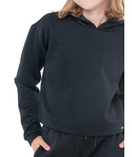 GUESS KIDS MINI ME Hanorac cu logo bujor pe toată suprafața bujor negru - Hanorac pentru bebeluși - 3