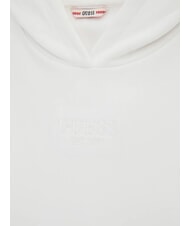 GUESS KIDS Hanorac cu buzunar alb purpuriu - Hanorac pentru bebeluși - 3