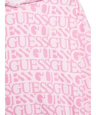 GUESS KIDS Hanorac cu logo integral logo fuchsia - Hanorac pentru bebeluși - 3