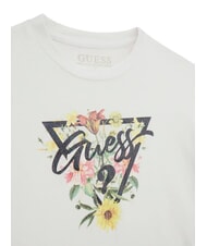 GUESS KIDS Tricou cu imprimeu floral pentru fete alb purpuriu - Tricou copil - 3