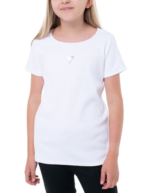 KIDS MINI ME  alb purpuriu - Tricou copil