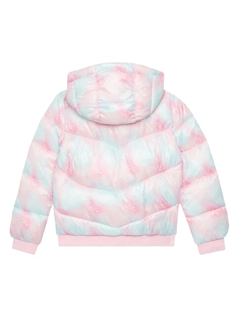 KIDS Jachetă căptușită cu glugă combinație multiplă curcubeu - Jachete pentru copii