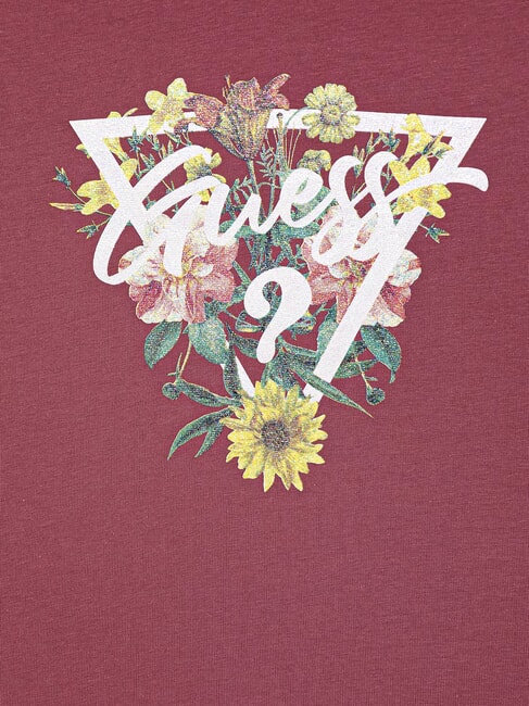 KIDS Tricou cu imprimeu floral pentru fete slush de zmeură - Tricou copil