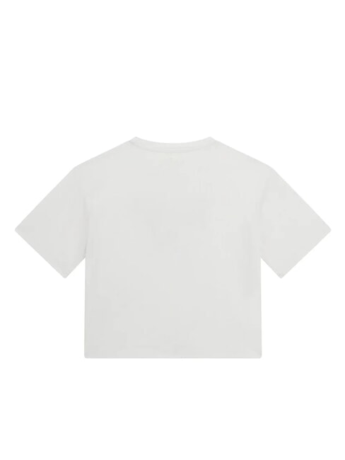 KIDS Tricou cu imprimeu floral pentru fete alb purpuriu - Tricou copil