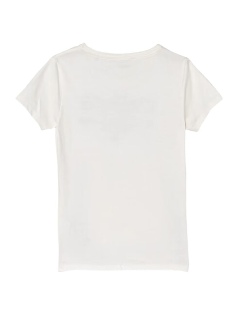 KIDS MINI ME Tricou cu m&acirc;necă scurtă pentru fete, cu broderie dovwhi - Tricou copil