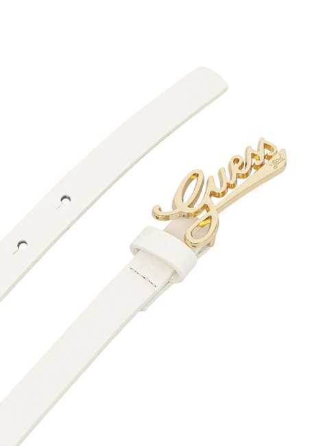 KIDS Curea pentru fete cu cataramă cu logo cremwhi - Curele pentru copii