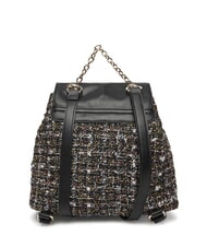 GUESS GIRLS TWEED Rucsac din material textil cu buzunare jetbla - Genți femei - 2