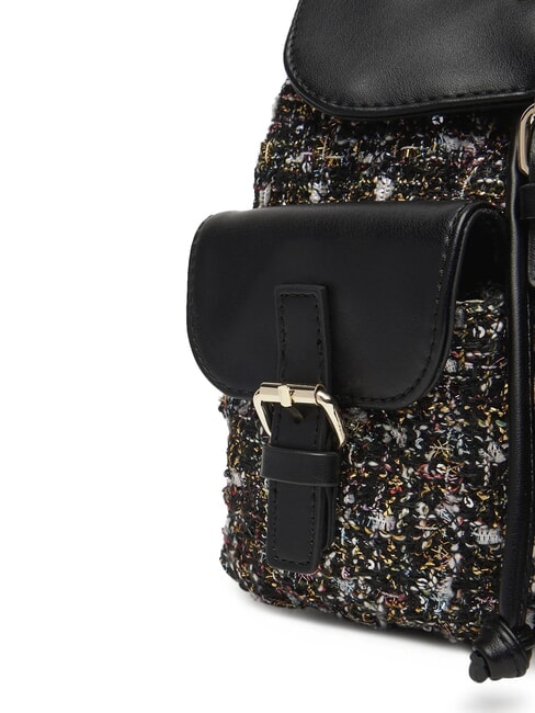 GIRLS TWEED Rucsac din material textil cu buzunare jetbla - Genți femei