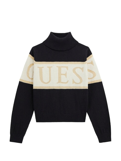 KIDS Pulover cu guler &icirc;nalt și logo jetbla - Pulovere pentru copii