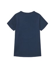 GUESS KIDS Tricou cu m&acirc;necă scurtă, imprimeu și broderie albastru secret - Tricou copil - 2