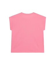 GUESS KIDS Tricou cu m&acirc;necă scurtă și paiete roz jeleu - Tricou copil - 2