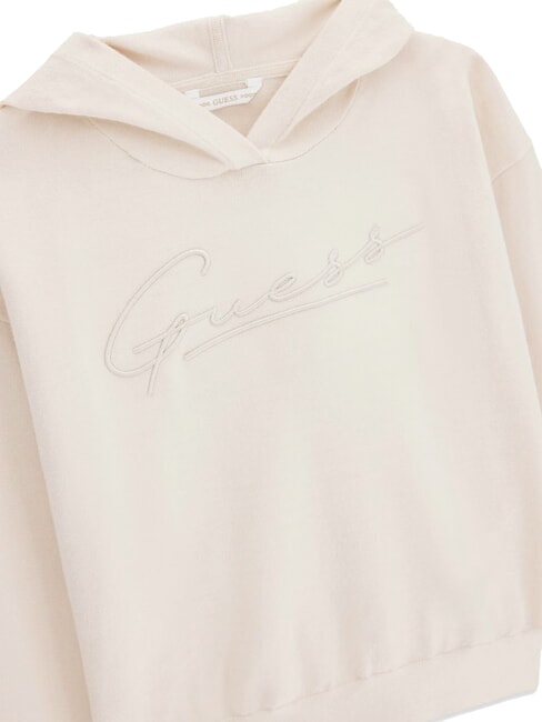 KIDS Hanorac cu broderie cu logo Nisip toscan - Hanorac pentru bebeluși