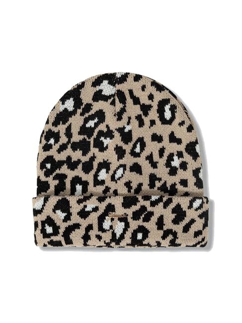 KIDS Set pălărie și eșarfă leopard elegant - Pălărie pentru copii