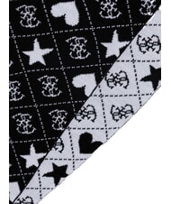 GUESS KIDS Set pălărie și eșarfă 4 g jacquard negru - Pălărie pentru copii - 4