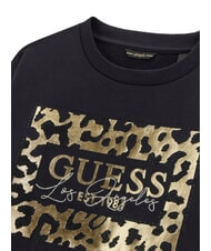 GUESS KIDS Hanorac cu guler rotund pentru fete jetbla - Hanorac pentru bebeluși - 3