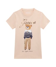 GUESS KIDS Tricou imprimat roz fericit - Tricou copil - 4
