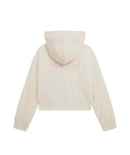 GUESS KIDS Hanorac cu fermoar complet pentru fete cremwhi - Hanorac pentru bebeluși - 2