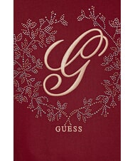 GUESS KIDS Hanorac cu guler rotund pentru fete roșu de sală de bal - Hanorac pentru bebeluși - 3