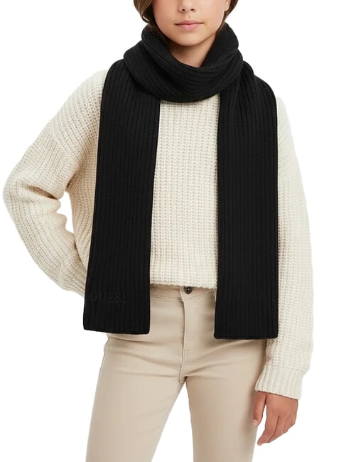 KIDS Eșarfă cu nervuri jetbla - Eșarfă pentru copii