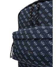 GUESS GIRL Rucsac din material textil cu logo 4g blue aop - Genți femei - 4
