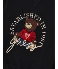 GUESS KIDS ACTIVE Hanorac cu guler rotund pentru fete jetbla - Hanorac pentru bebeluși - 3