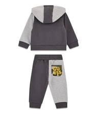 GUESS KIDS MINI ME set trening cu glugă și pantaloni combinație de nuanțe de gri - Salopete și ținute pentru bebeluși - 2
