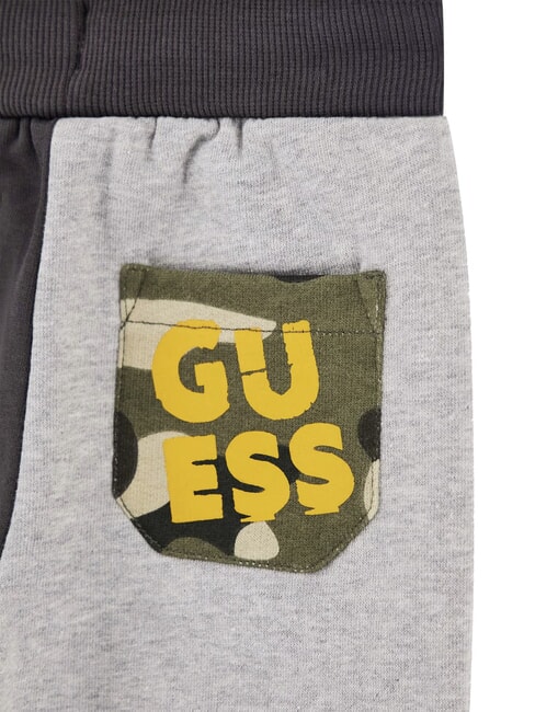 KIDS MINI ME set trening cu glugă și pantaloni combinație de nuanțe de gri - Salopete și ținute pentru bebeluși