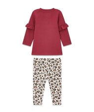 GUESS KIDS MINI ME Set tricou cu m&acirc;necă lungă și colanți roșu de sală de bal - Salopete și ținute pentru bebeluși - 2