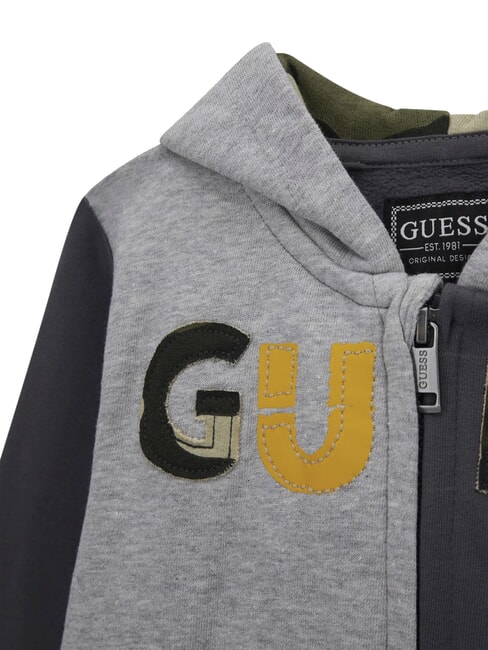 KIDS MINI ME Set trening pentru bebeluși cu hanorac și pantaloni combinație de nuanțe de gri - Treninguri pentru copii