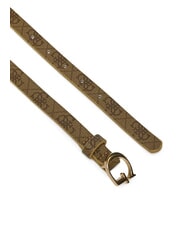 GUESS KIDS MINI ME Curea pentru fete cu imprimeu de logo 4g aop bej alb - Curele pentru copii - 3