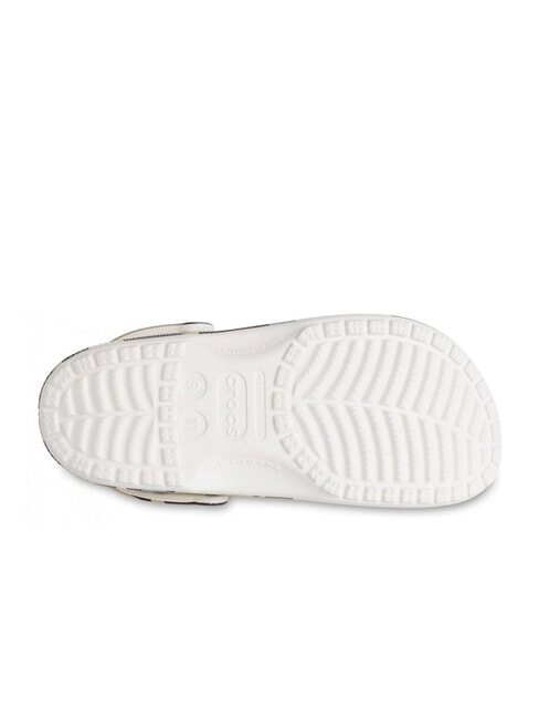 GEO CAMO Papuci sabot unisex cu imprimeu alb / multiplu - Pantofi unisex