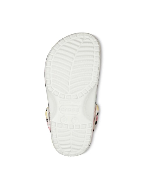 CLASSIC TIEDYE Papuci sabot pentru femei cu imprimeu multicolor/alb - Pantofi femei