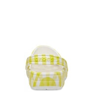 CROCS CLASSIC GINGHAM Papuci sabot imprimați pentru femei crin de ovăz - Pantofi femei - 5