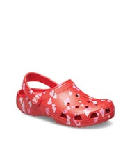 CROCS CLASSIC VDAY KIDS Papuci de casă pentru fete roșu-cireș - Pantofi pentru bebeluși - 2
