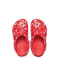 CROCS CLASSIC VDAY KIDS Papuci de casă pentru fete roșu-cireș - Pantofi pentru bebeluși - 3